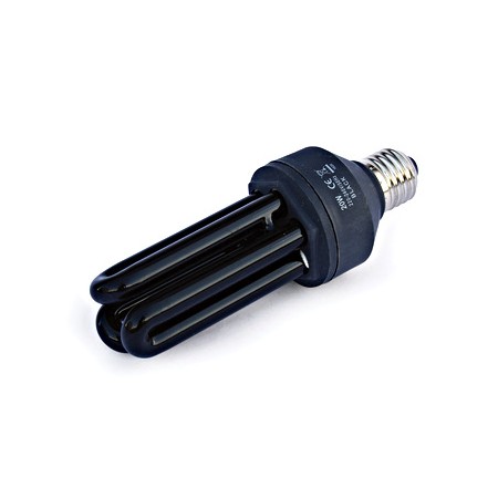 UV energijsko varčna žarnica, 20W E27, črna